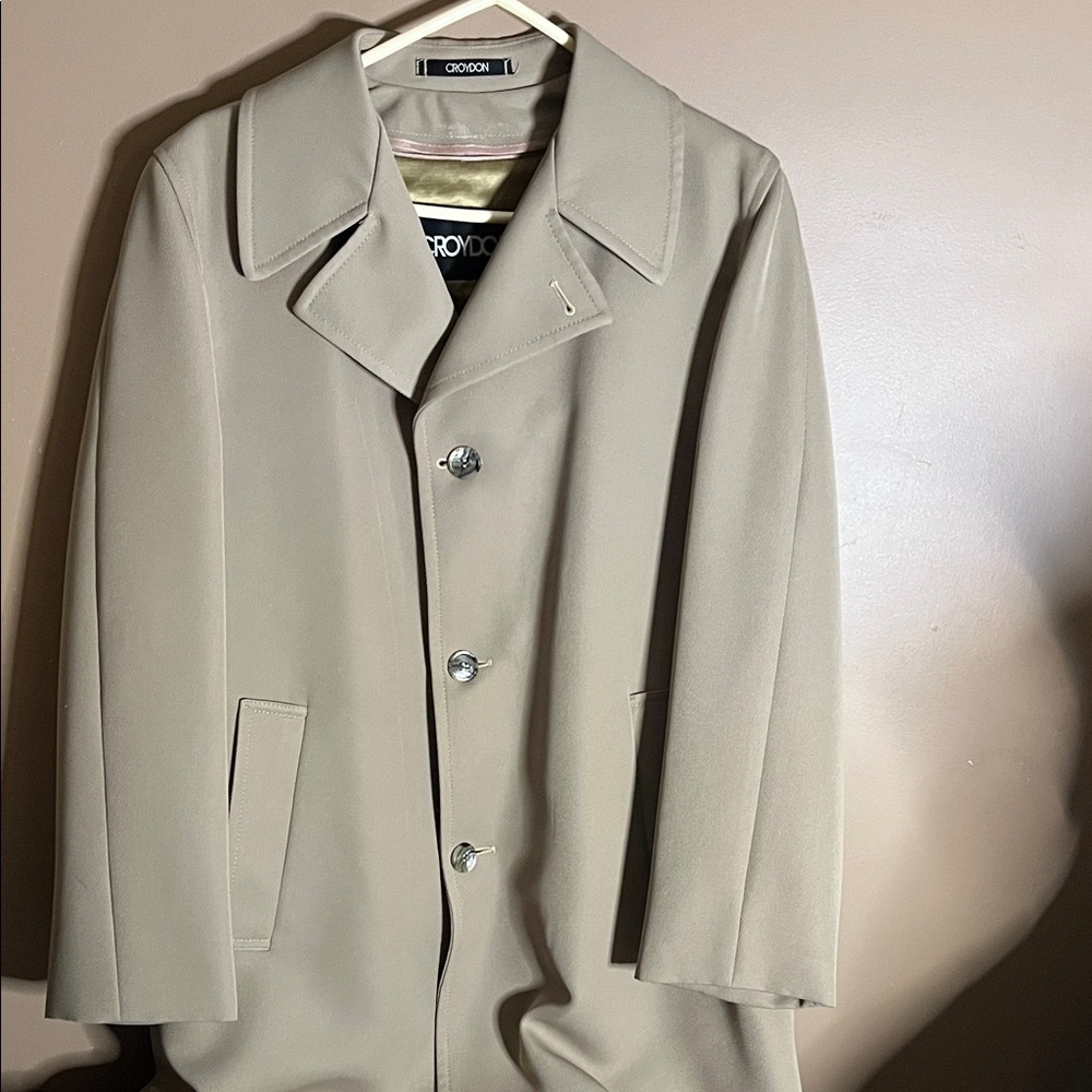😄MCM Croydon overcoat removable lining all season